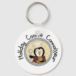 Penguin Cookie Connoisseur T-shirts en geschenken Sleutelhanger
