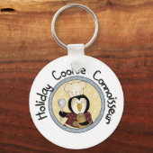 Penguin Cookie Connoisseur T-shirts en geschenken Sleutelhanger (Voorkant)