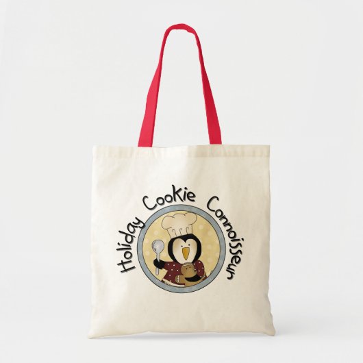 Penguin Cookie Connoisseur T-shirts en geschenken Tote Bag (Voorkant)