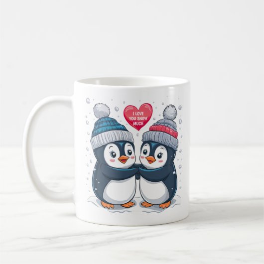 Penguin Couple Koffiemok (Links)