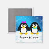 Penguin Couple Magneet (Voorkant / Achterkant)
