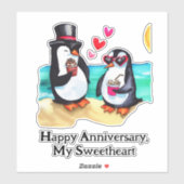 Penguin Couple Sticker (Vel)