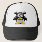 Penguin Cow met horens Trucker Pet (Voorkant)