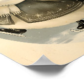 Penguin Cute Winter Watercolor Nursery Art Poster (Hoek)