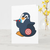 Penguin Darts Dart Dartboard Kaart (Gele Bloem)