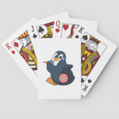 Penguin Darts Dart Dartboard Pokerkaarten (Achterkant)