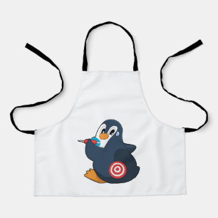 Penguin Darts Dart Dartboard Schort