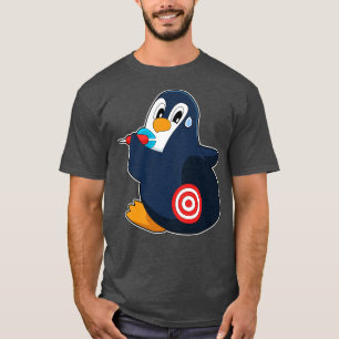 Penguin Darts Dart Dartboard T-shirt