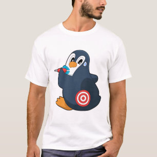 Penguin Darts Dart Dartboard T-shirt