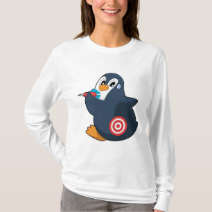 Penguin Darts Dart Dartboard T-shirt