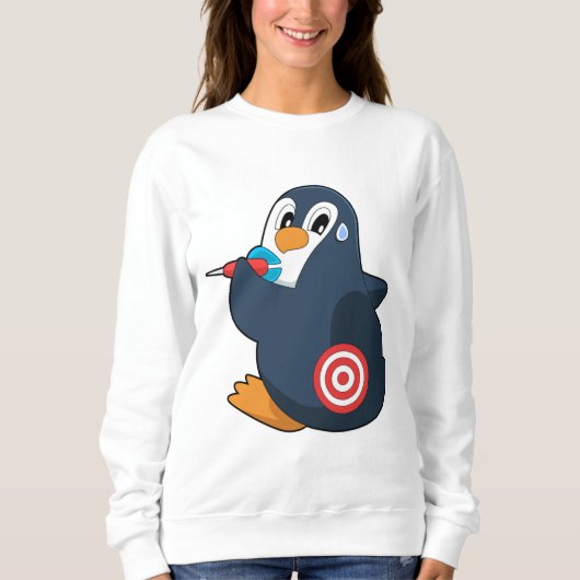 Penguin Darts Dart Dartboard Trui (Voorkant)
