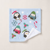 Penguin de Christmas (Gant de toilette)
