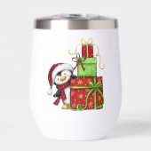 Penguin de Noël avec cadeaux - Décor festif (Avant)