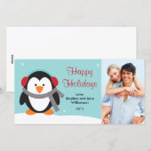 Penguin de Noël Carte photo 2010 (Devant / Derrière)