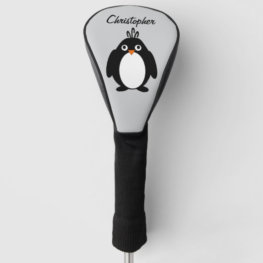 Penguin Design Golfheadcover (Voorkant)