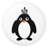 Penguin Design Keramische Knop (Voorkant)