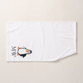 Penguin Design Monogrammed (Serviette à main)