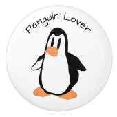 Penguin Design Personalised Keramische Knop (Voorkant)