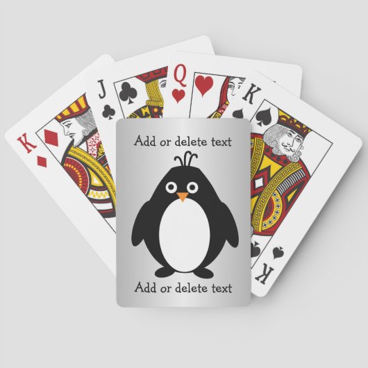 Penguin Design Speelkaarten (Achterkant)