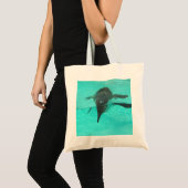 Penguin Diving Tote Bag (Voorkant (product))