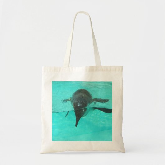 Penguin Diving Tote Bag (Voorkant)