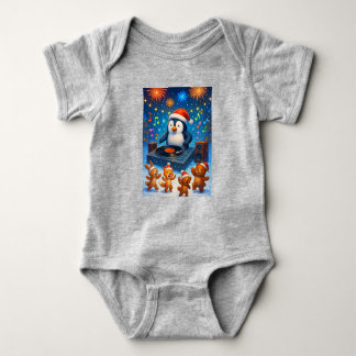  Penguin DJ, Author Natasha Us   Romper