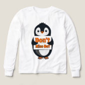 Penguin Don't Miss Out Throw Pillow (Motif recto)