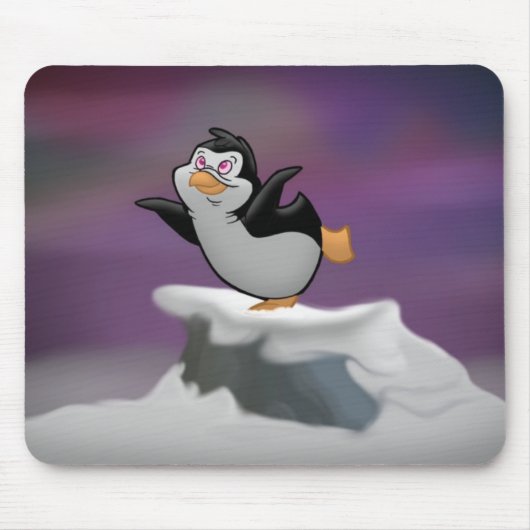 Penguin Dreaming Mousepad Muismat (Voorkant)