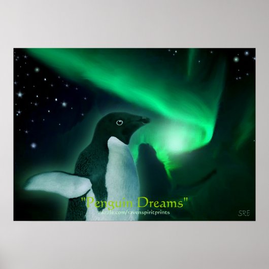 PENGUIN DREAMS Art Poster (Voorkant)