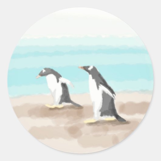 Penguin Duo Sticker (Voorkant)