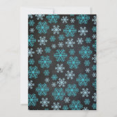 Penguin Eerste Verjaardagsuitnodiging Schrijfbord Kaart (Achterkant)