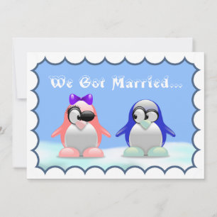 Penguin Elopement / Aankondiging van ontvangst