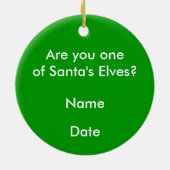 Penguin en Leprechaun Cartoon Ornament (Achterkant)