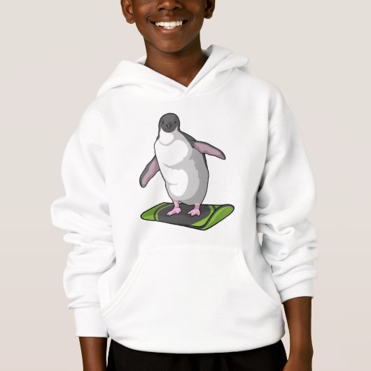 Penguin en Snowboardeur avec Snowboard (Devant)