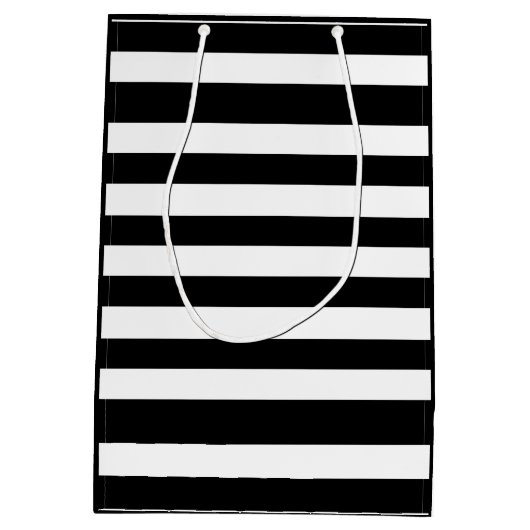 Penguin en Stripes Medium Cadeauzakje (Achterkant)