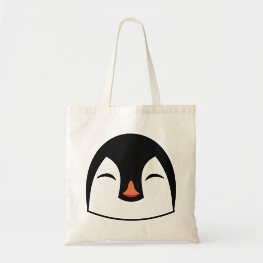 Penguin Face Tote Bag (Voorkant)