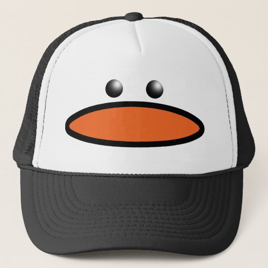 Penguin Face Trucker Pet (Voorkant)