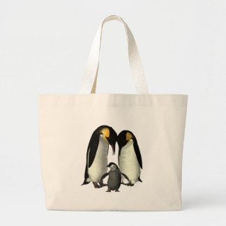Penguin Family Bag Grote Tote Bag