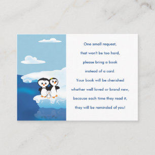 Penguin Family Book Request Card Informatiekaartje