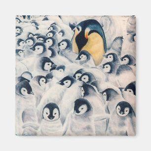"Penguin Family" Magnet Magneet