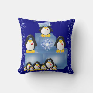 Penguin Family Your American Mo Jo Pillow Kussen