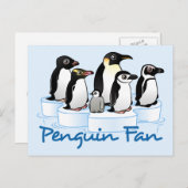 Penguin Fan Briefkaart (Voorkant / Achterkant)