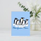 Penguin Fan Briefkaart (Staand voorkant)