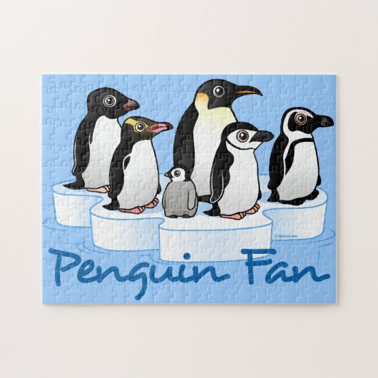 Penguin Fan Legpuzzel (Horizontaal)