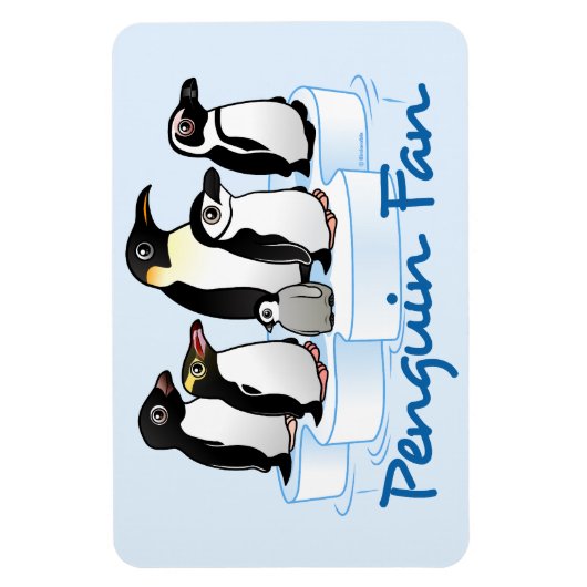 Penguin Fan Magneet (Verticaal)