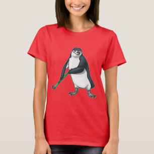 Penguin Field hockey stick T-shirt