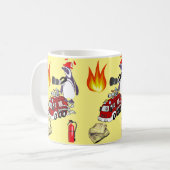 Penguin Fireman Mok (Voorkant links)