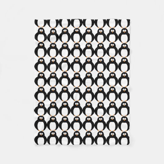 Penguin Fleece Blanket Deken (Voorkant)