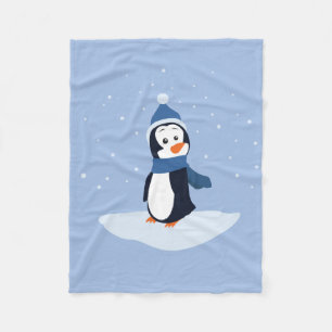 Penguin Fleece Deken