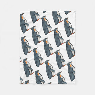 Penguin Fleece Deken